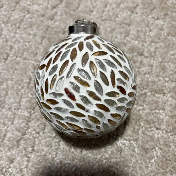 Karma Mosaic Glass Ornament 3” - Picture 1 of 2
